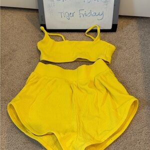 CXL TIGER FRIDAY True Vibrant Yellow Kids Dance Wear Set